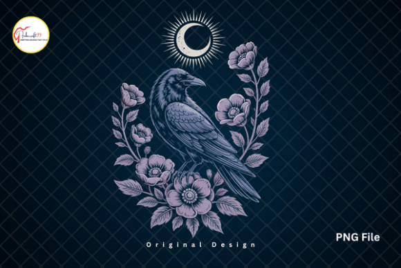 Evaluating the Gothic Crow Moon Mystic Raven PNG for Creative Projects
