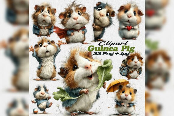 Guinea Pig PNG Clipart Small Pet Art