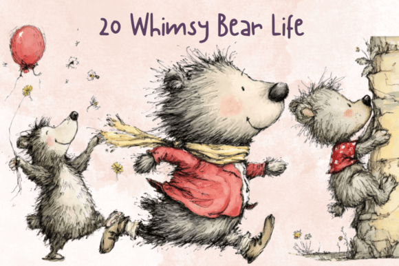 Strategic Branding with the Storybook Whimsy Bear Clipart Set