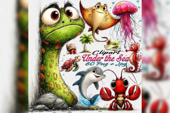 Whimsical Under Sea Clipart Baby Shower: Creating Dreamy Ocean-Themed Designs